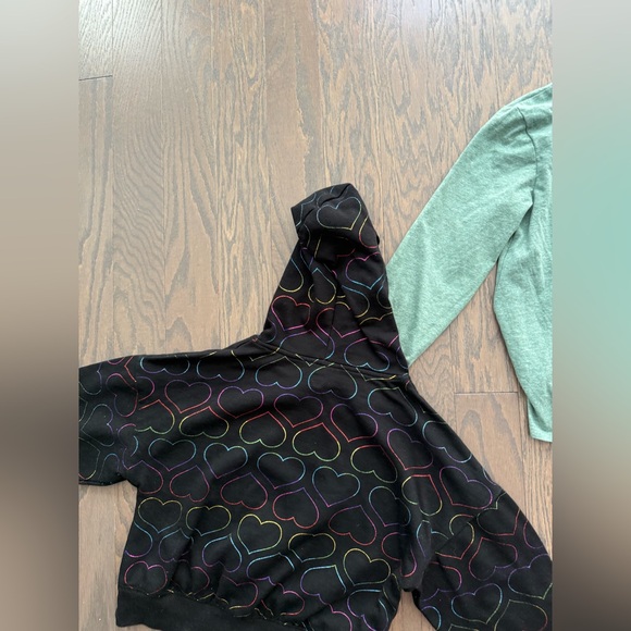 girls clothes lot size 10/12 carebear unicorn hoodie pumpkin pants shirts - Picture 16 of 16